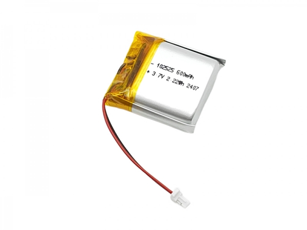 3.7V Lithium polymer battery | 102525 600mAh 3.7V