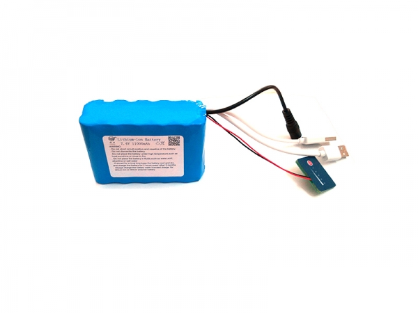 7.4V 11000mAh cylindrical lithium battery