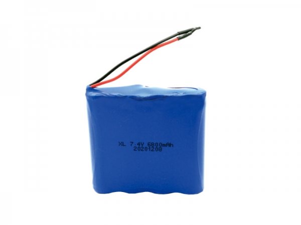 7.4V 6800mAh cylindrical lithium battery 